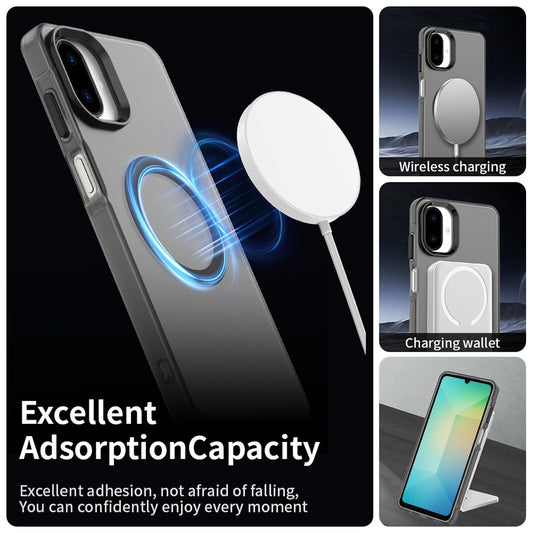 Ovitek MagSafe za Samsung Galaxy A07 4G A075, Techsuit, CandyCase, Črn