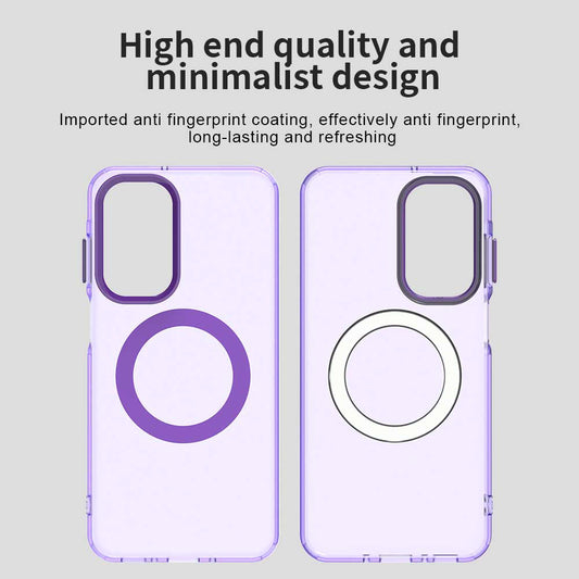 MagSafe ovitek za Samsung Galaxy A27 5G, Techsuit, CandyCase, Vijoličen