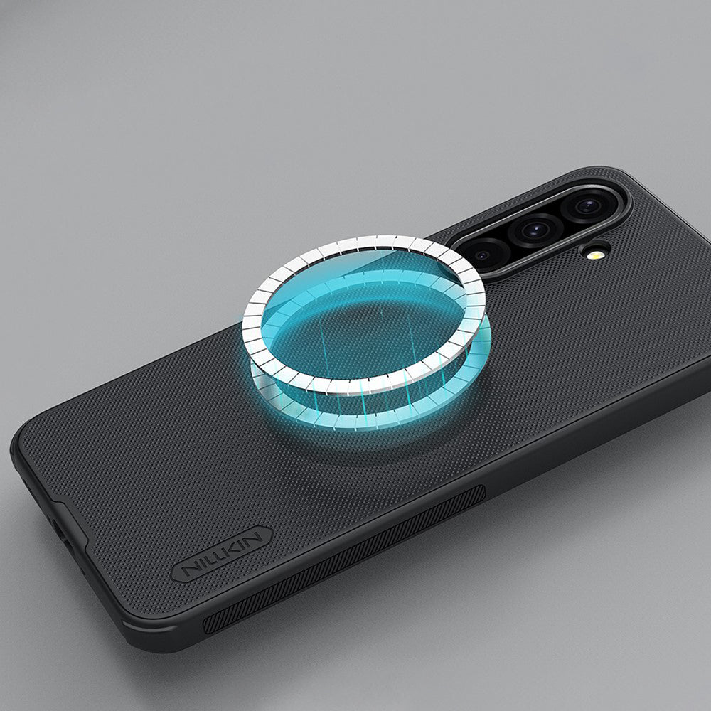 MagSafe ovitek za Samsung Galaxy A36 A366, Nillkin, Super Shield Pro, mat črn