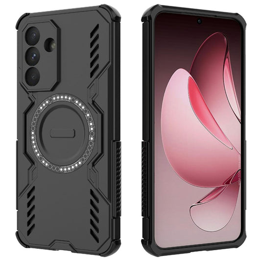 MagSafe ovitek za Samsung Galaxy A36 A366, Techsuit, ArmorMag, Črn