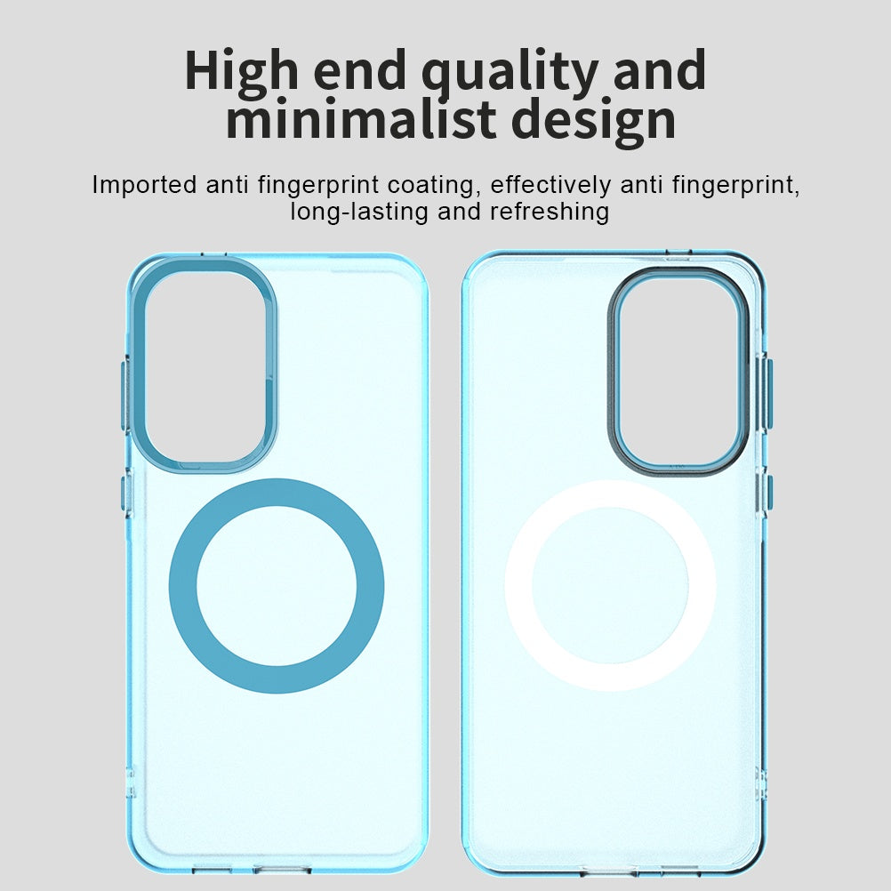 Ovitek MagSafe za Samsung Galaxy A37 5G, Techsuit, CandyCase, Modra