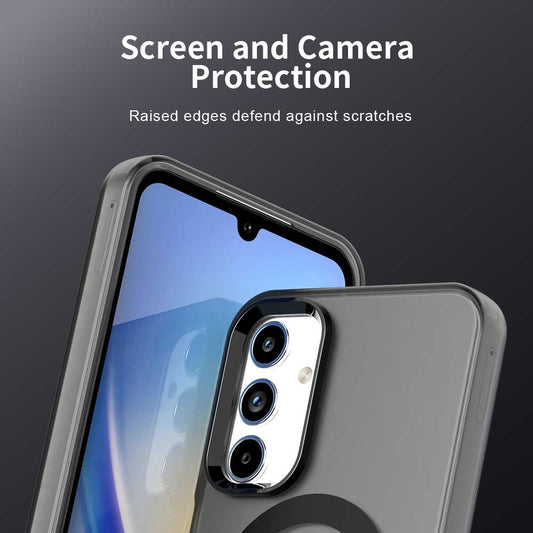 MagSafe ovitek za Samsung Galaxy A55 5G A556, Techsuit, CandyCase, Črn