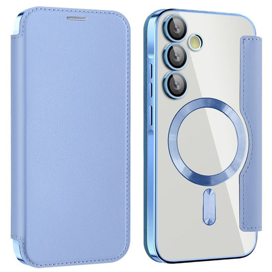 MagSafe ovitek za Samsung Galaxy A55 5G A556, Techsuit, SmartMag Book, modra