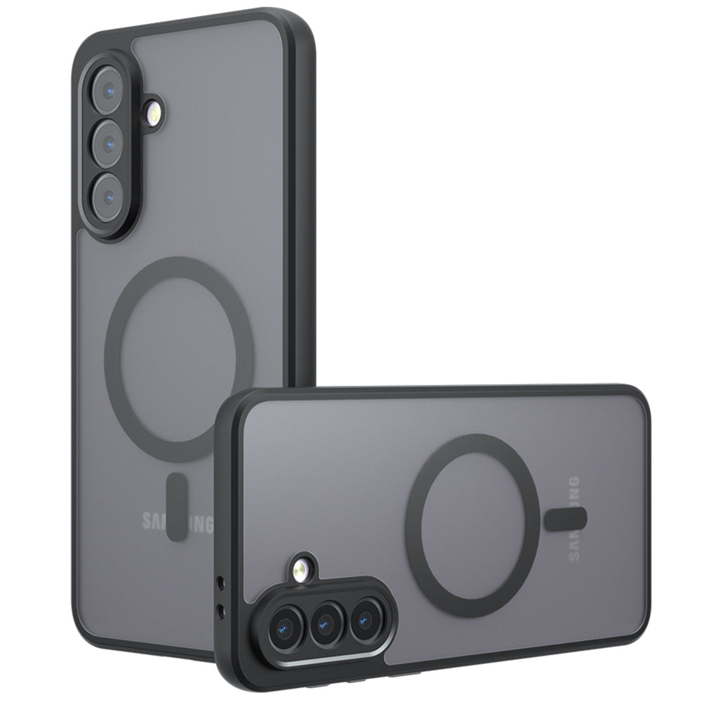MagSafe ovitek za Samsung Galaxy A56 A566, Techsuit, PureFrost, mat črn