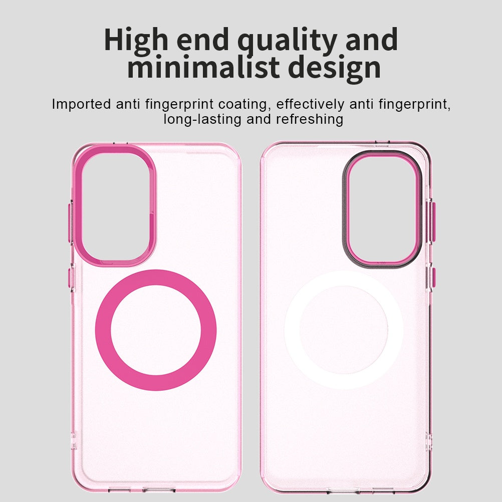 Ovitek MagSafe za Samsung Galaxy A57 5G, Techsuit, CandyCase, Roza