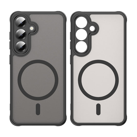 MagSafe ovitek za Samsung Galaxy S24+ S926, Techsuit, HaloFrost II, Črn