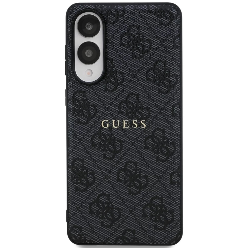 Ovitek MagSafe za Samsung Galaxy S25 Edge S937, Guess, 4G Ring Classic Logo, črn