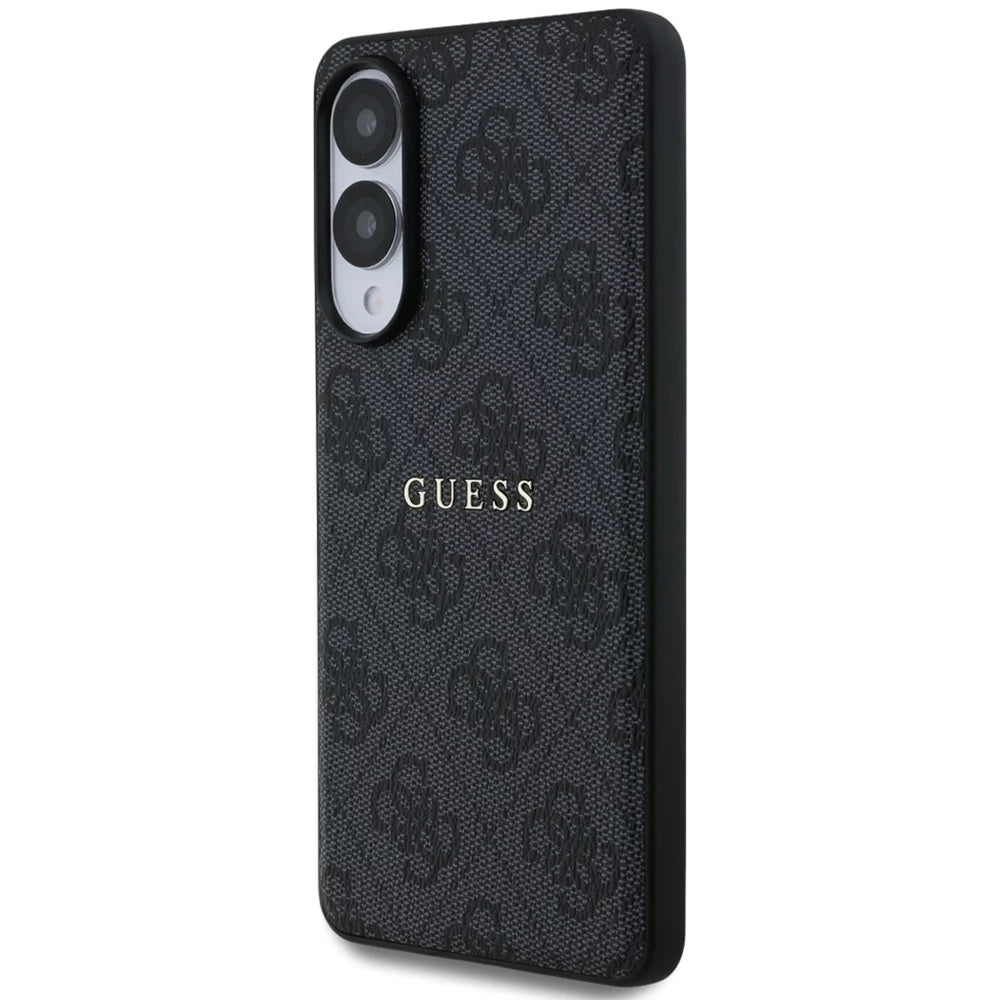 Ovitek MagSafe za Samsung Galaxy S25 Edge S937, Guess, 4G Ring Classic Logo, črn