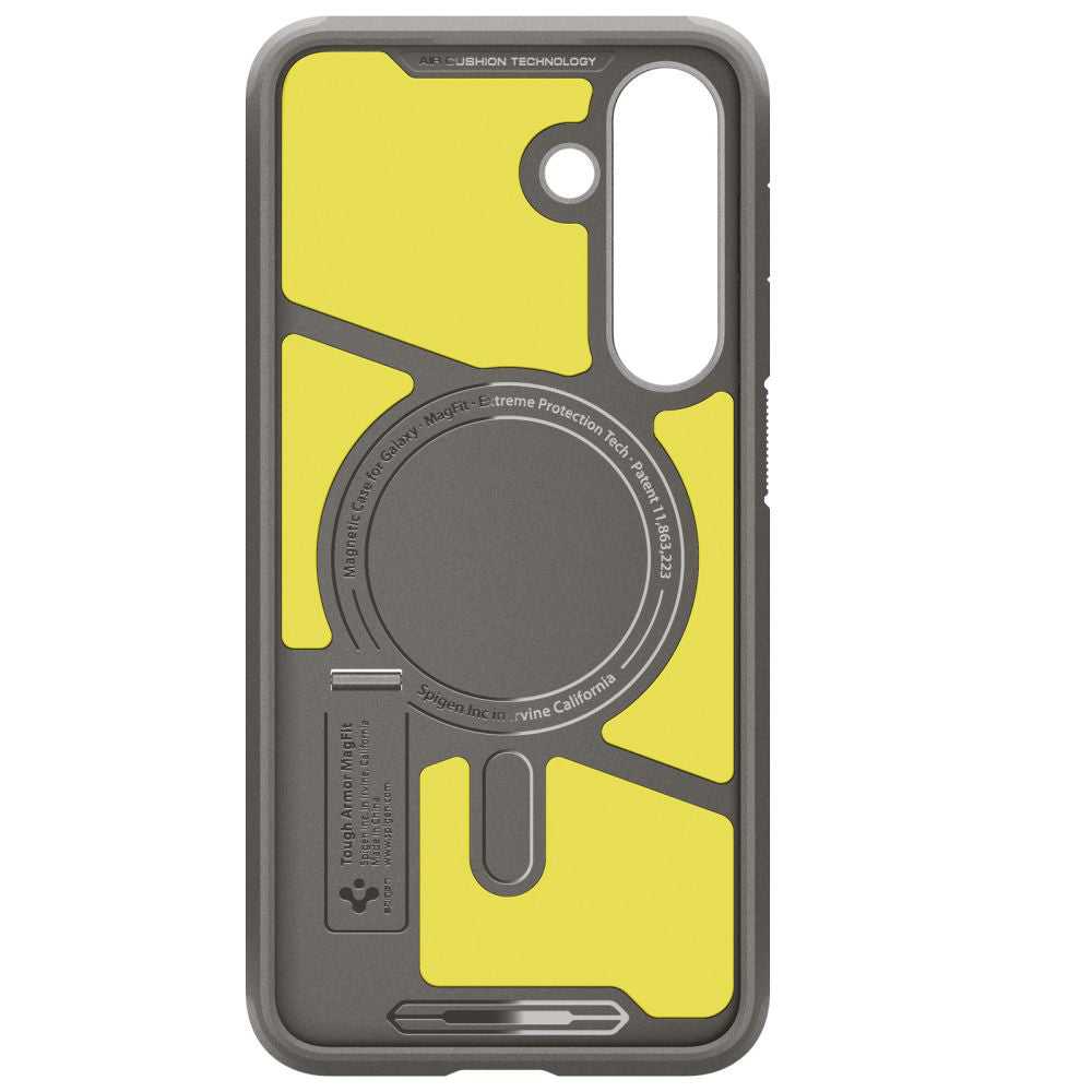 MagSafe Case for Samsung Galaxy S25 FE, Spigen, Tough Armor, Gray ACS10030