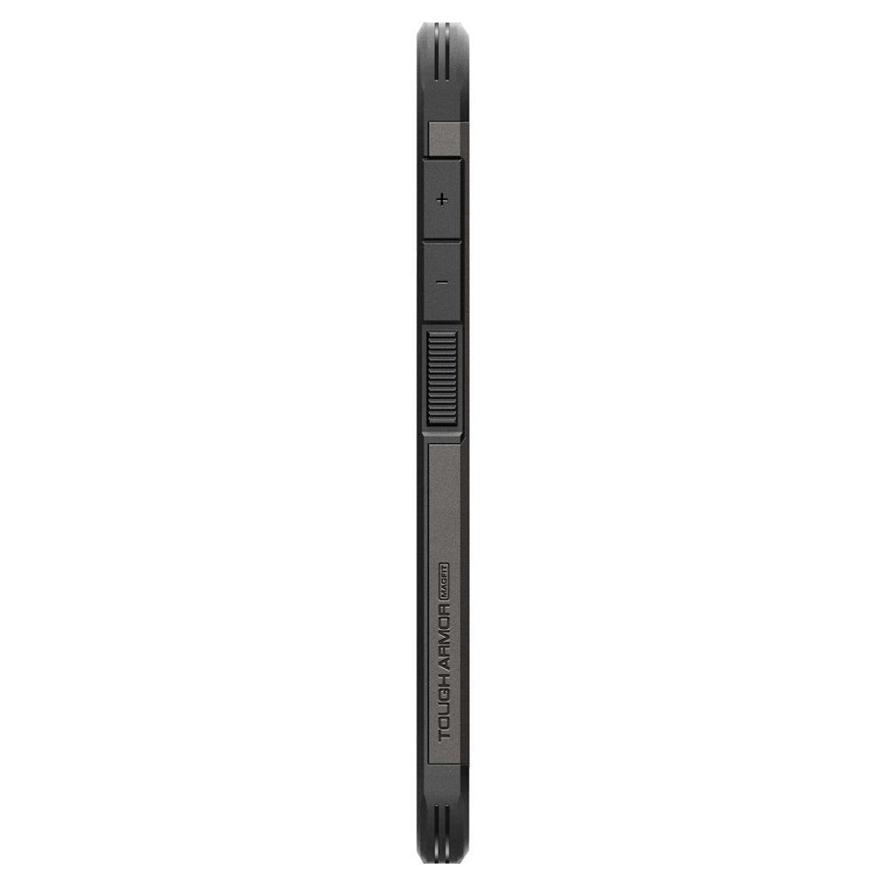 Ovitek MagSafe za Samsung Galaxy S25+ S936, Spigen, Tough Armor, Siva