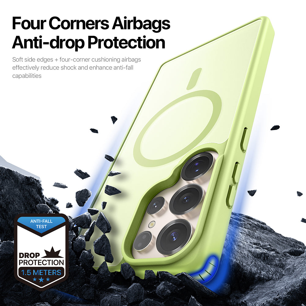 MagSafe ovitek za Samsung Galaxy S25 Ultra S938, DUX DUCIS, Yind, Črn