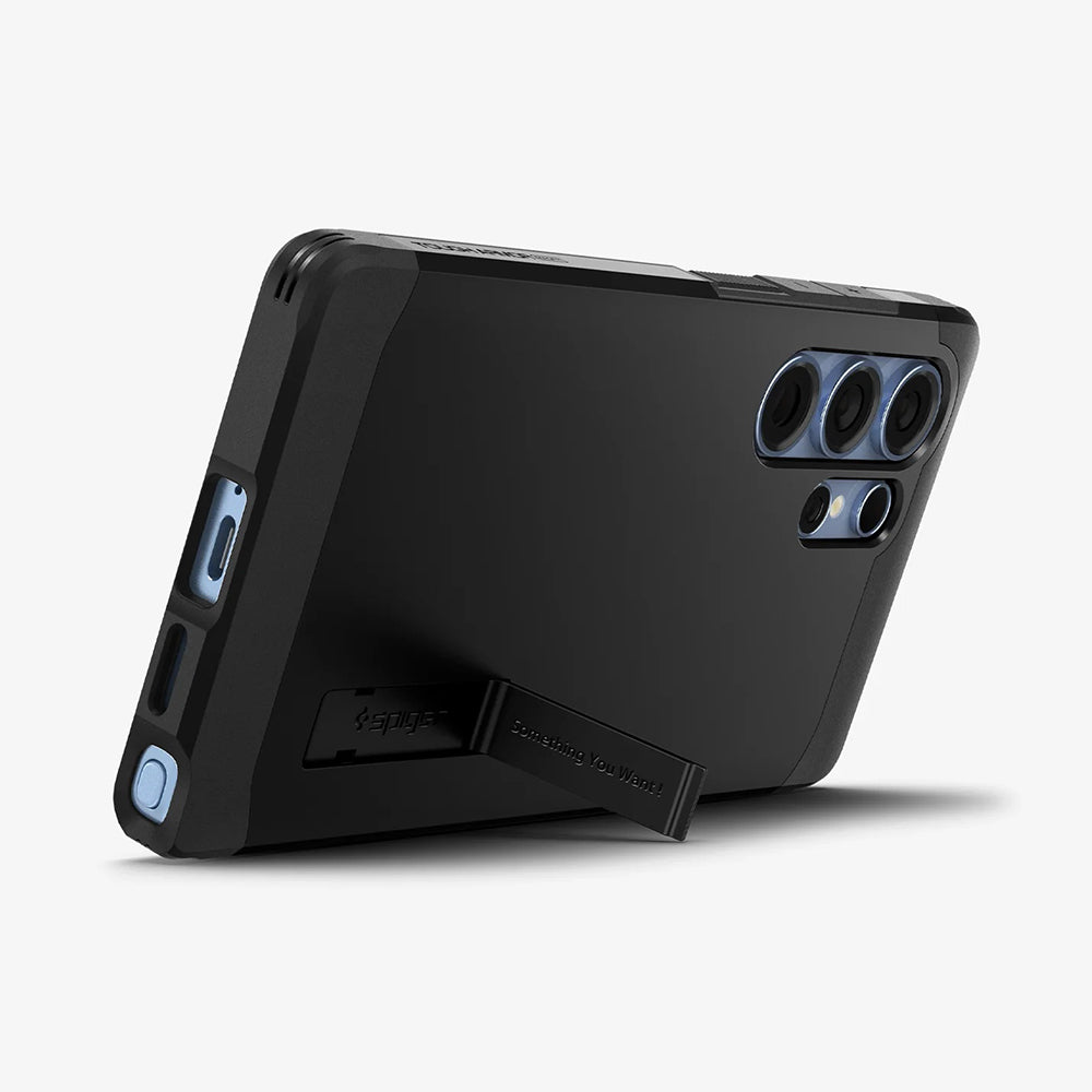 Ovitek MagSafe za Samsung Galaxy S25 Ultra S938, Spigen, Tough Armor, Črn ACS08964