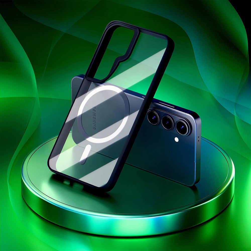 Ovitek MagSafe za Samsung Galaxy S26, 3MK, Satin Armor, Prozoren