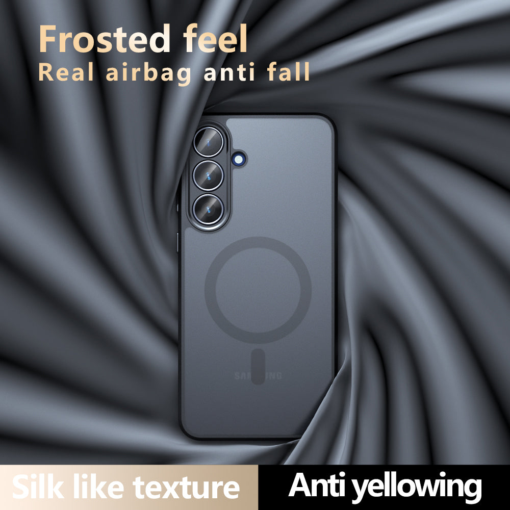 MagSafe ovitek za Samsung Galaxy S26 FE S741, Techsuit, PureFrost, mat črn