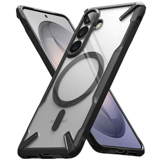 Ovitek MagSafe za Samsung Galaxy S26 Plus, Ringke, Fusion X, Črn