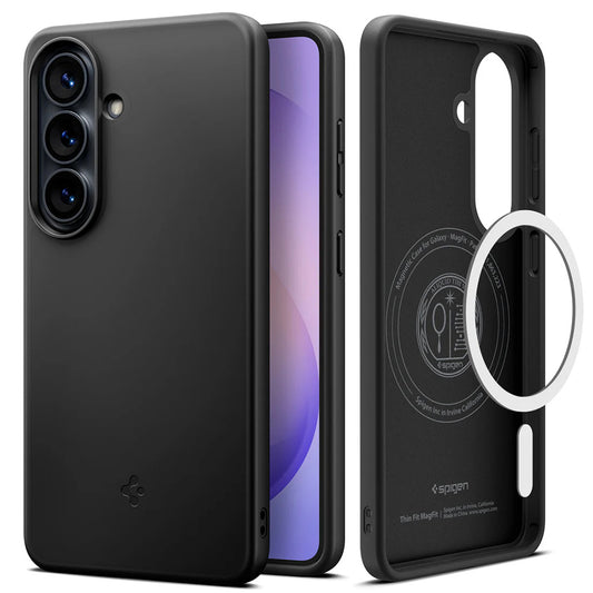 Ovitek MagSafe za Samsung Galaxy S26 Plus S947, Spigen, Thin Fit, Črn ACS11395