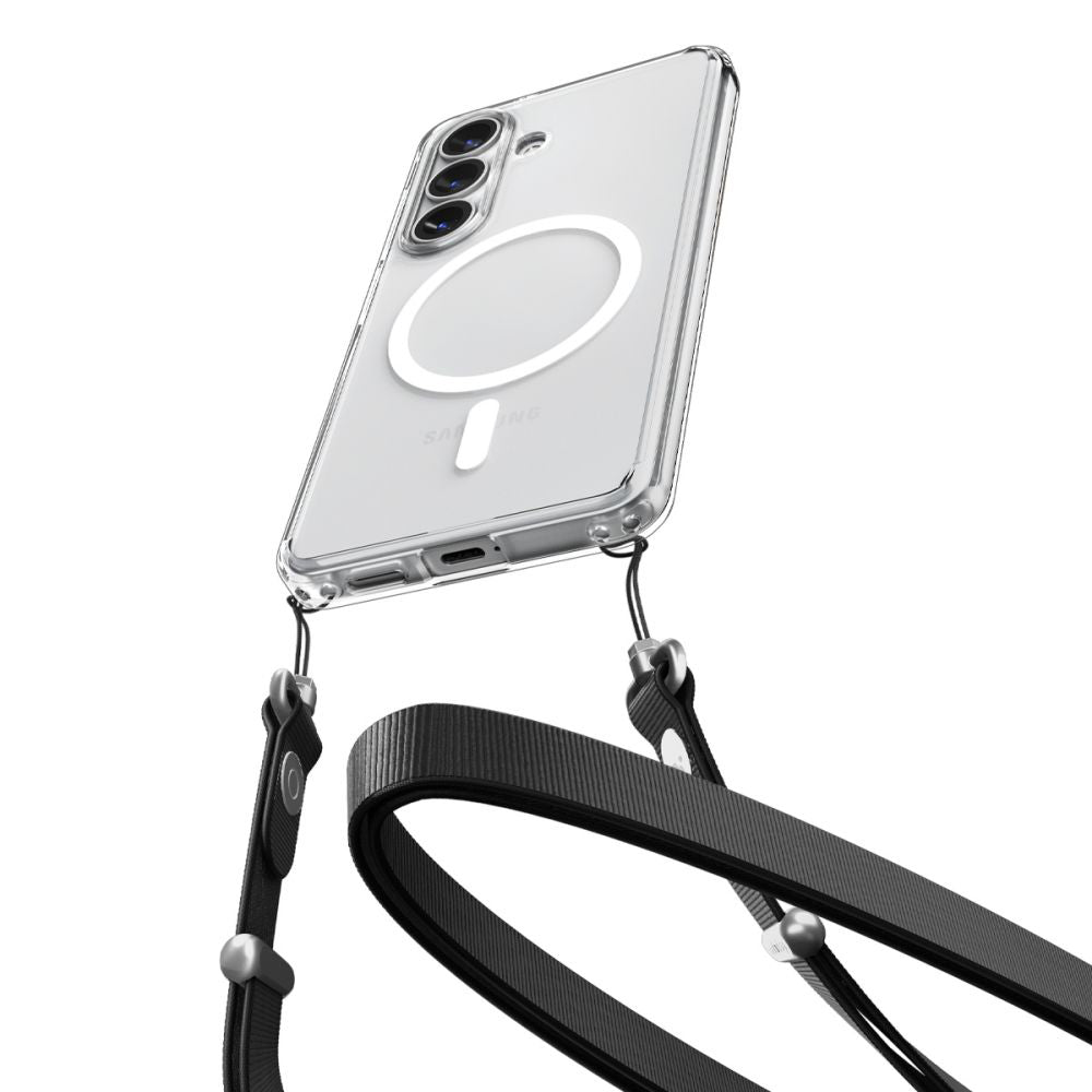 MagSafe Case for Samsung Galaxy S26 Plus S947, Spigen, Ultra Hybrid, Transparent White ACS10709