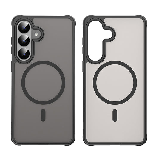 Ovitek MagSafe za Samsung Galaxy S26 Plus, Techsuit, HaloFrost II, Črn