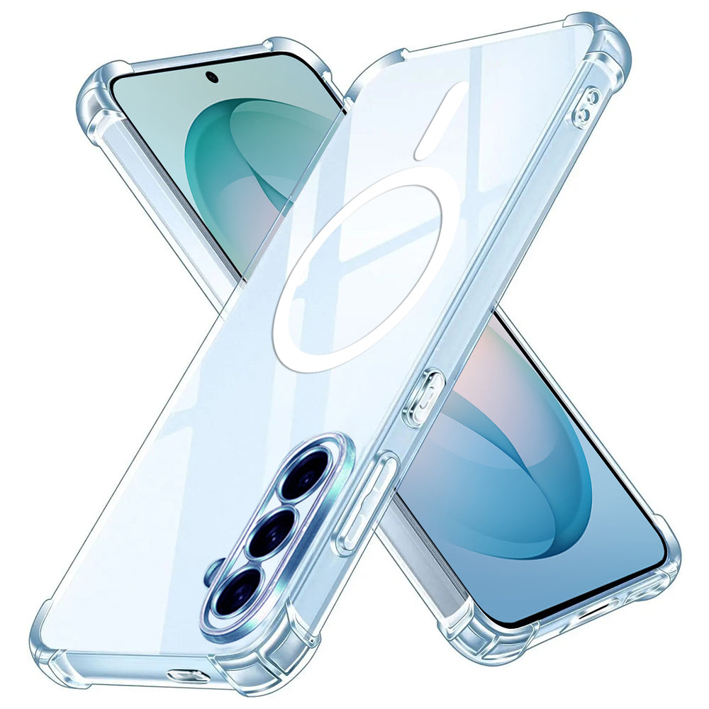 Ovitek MagSafe za Samsung Galaxy S26 Plus S947, Techsuit, Odporen na udarce, Prozoren