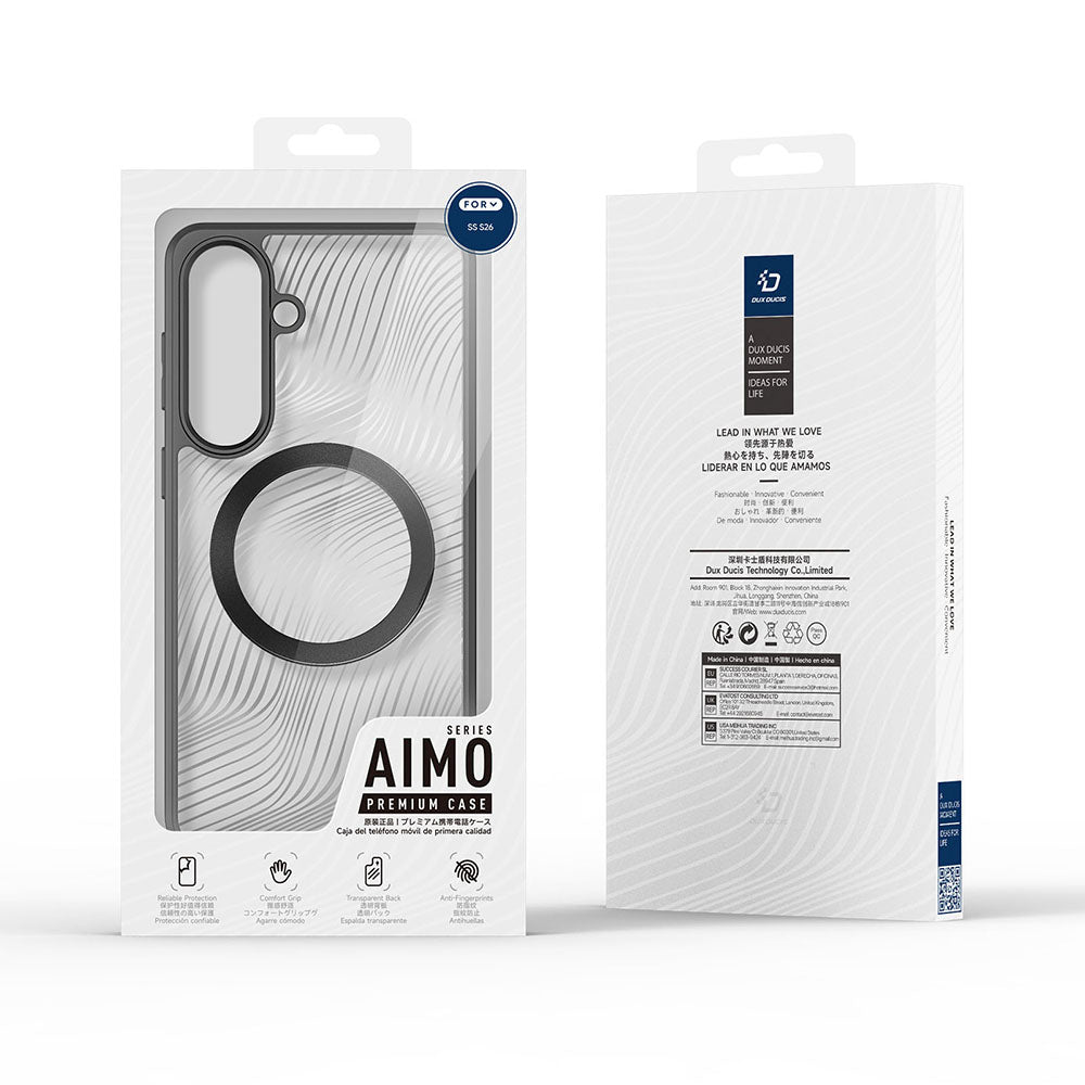 MagSafe ovitek za Samsung Galaxy S26 S942, DUX DUCIS, Aimo, Črn