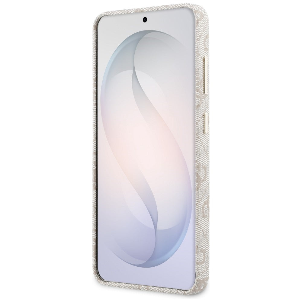 MagSafe ovitek za Samsung Galaxy S26 S942, Guess, 4G Triangle Logo, Roza