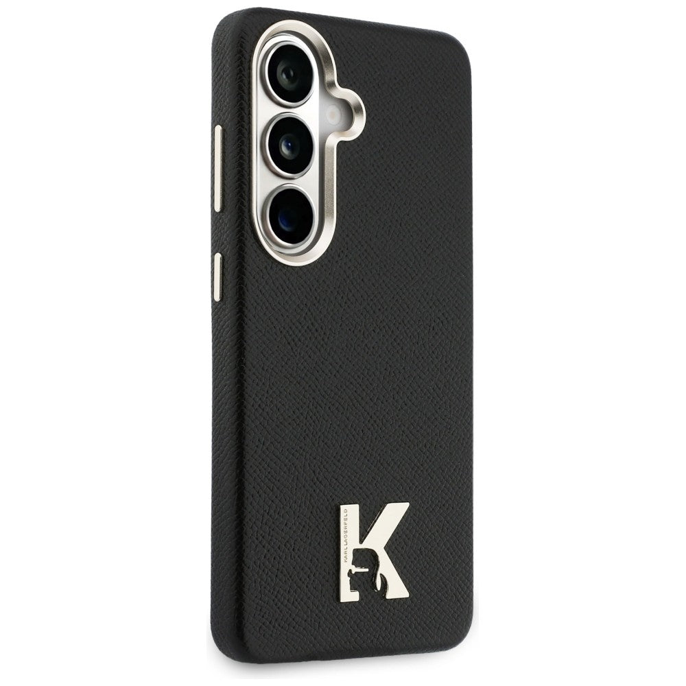 MagSafe ovitek za Samsung Galaxy S26 S942, Karl Lagerfeld, Karl Head Logo, črn