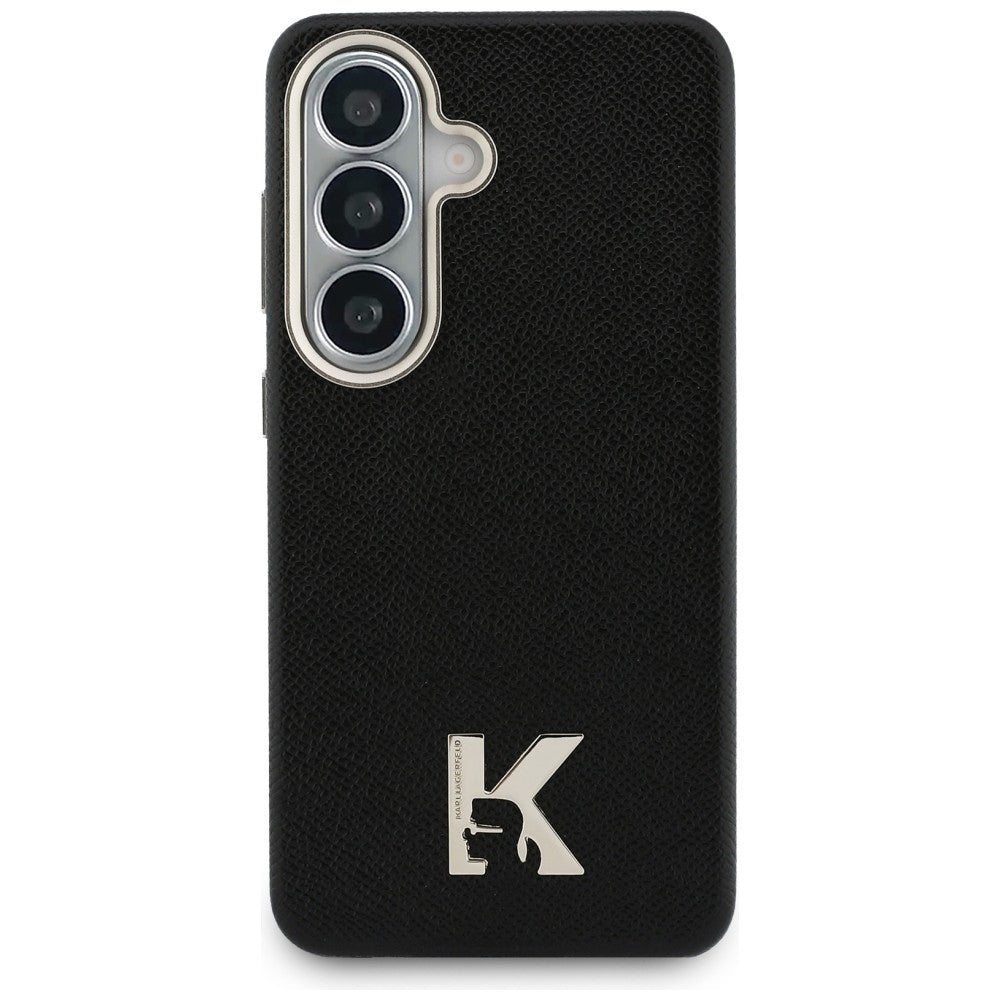 MagSafe ovitek za Samsung Galaxy S26 S942, Karl Lagerfeld, Karl Head Logo, črn