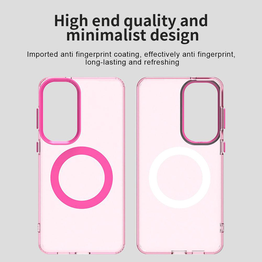 Ovitek MagSafe za Samsung Galaxy S26 S942, Techsuit, CandyCase, Roza