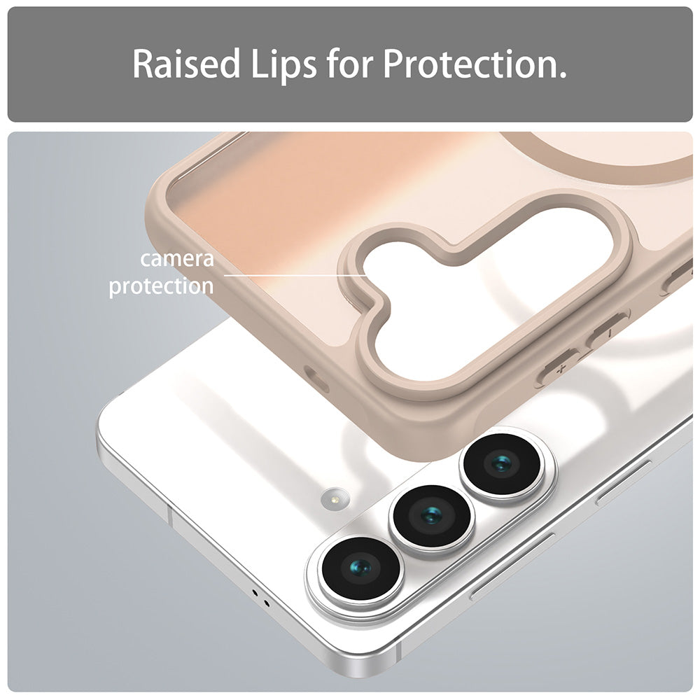 Ovitek MagSafe za Samsung Galaxy S26 S942, Techsuit, HaloFrost II, Zlat