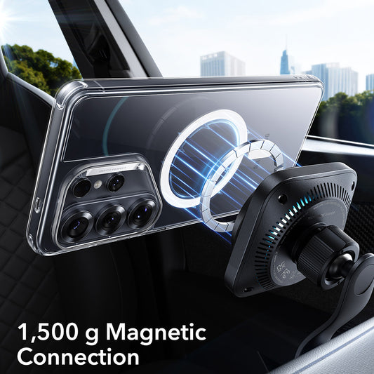 Ovitek MagSafe za Samsung Galaxy S26 Ultra, ESR, Classic Hybrid, Prozoren