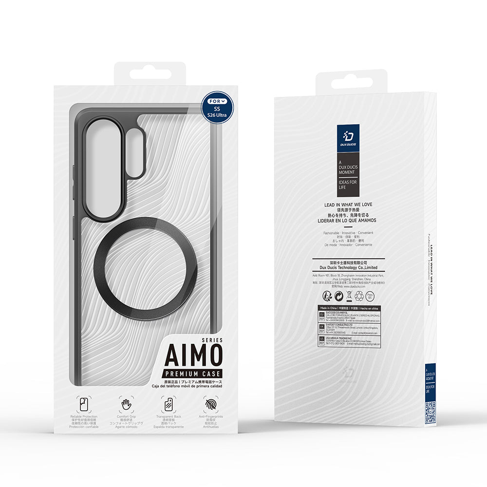 MagSafe ovitek za Samsung Galaxy S26 Ultra S948, DUX DUCIS, Aimo, Črn
