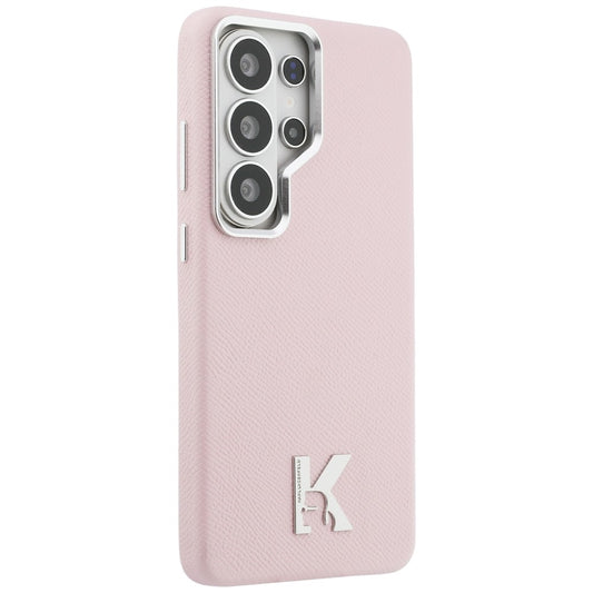 Ovitek MagSafe za Samsung Galaxy S26 Ultra S948, Karl Lagerfeld, Karl Head Logo, Roza