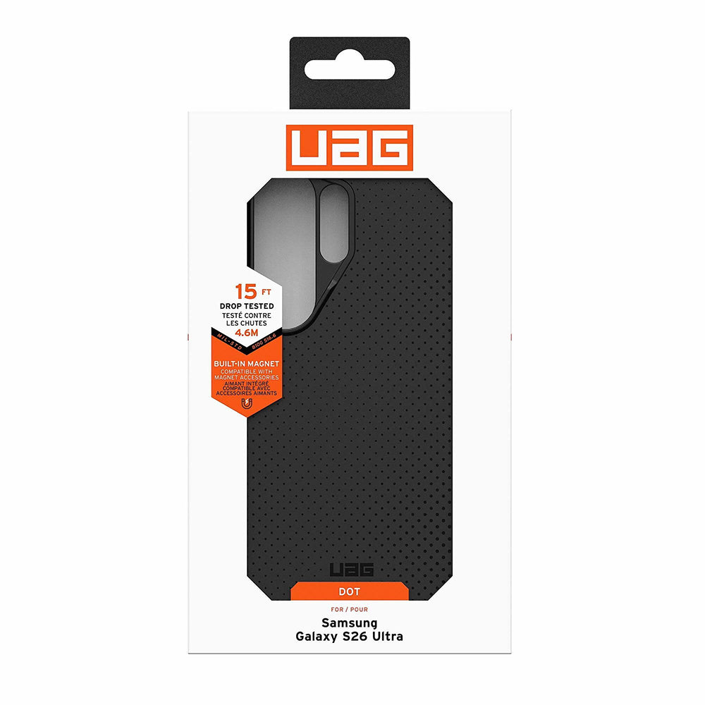 MagSafe ovitek za Samsung Galaxy S26 Ultra S948, Urban Armor Gear, Dot, črn