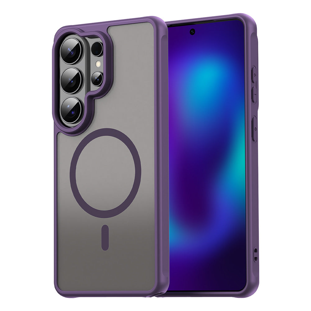 MagSafe Case for Samsung Galaxy S26 Ultra S948, Techsuit, HaloFrost II, Purple