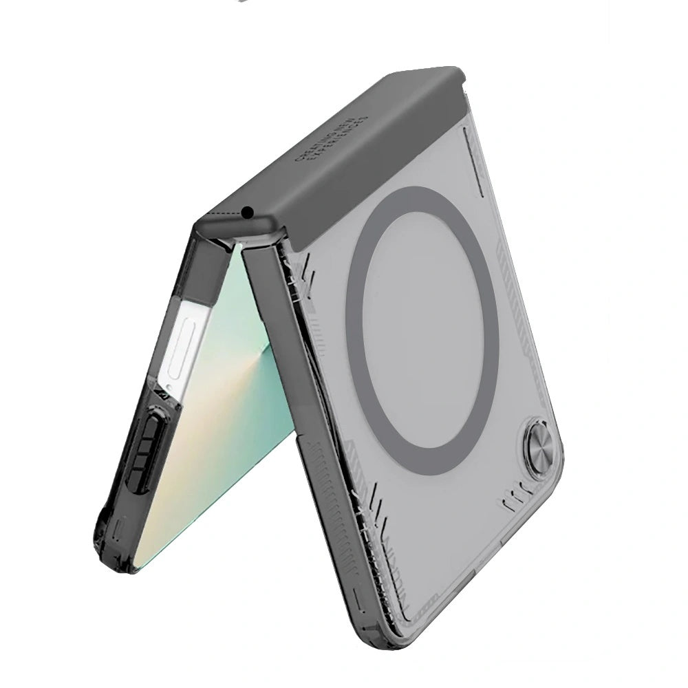 MagSafe ovitek za Samsung Galaxy Z Flip7 F766, Nillkin, Iceblade, Črn