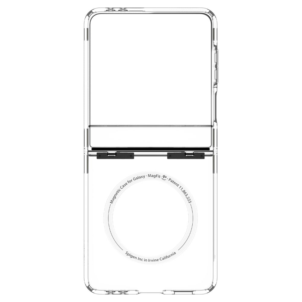 Ovitek MagSafe za Samsung Galaxy Z Flip7 F766, Spigen, Ultra Hybrid Pro, Prozoren ACS09559