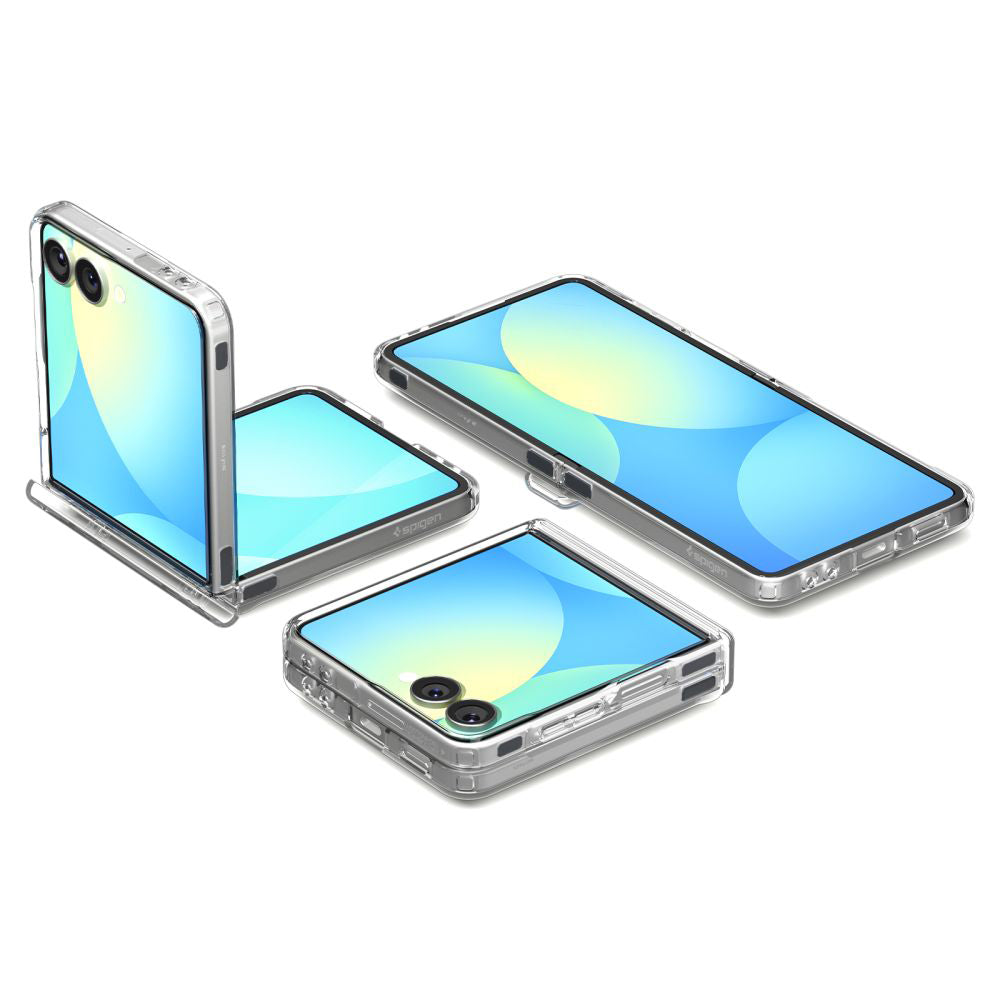 Ovitek MagSafe za Samsung Galaxy Z Flip7 F766, Spigen, Ultra Hybrid Pro, Prozoren ACS09559