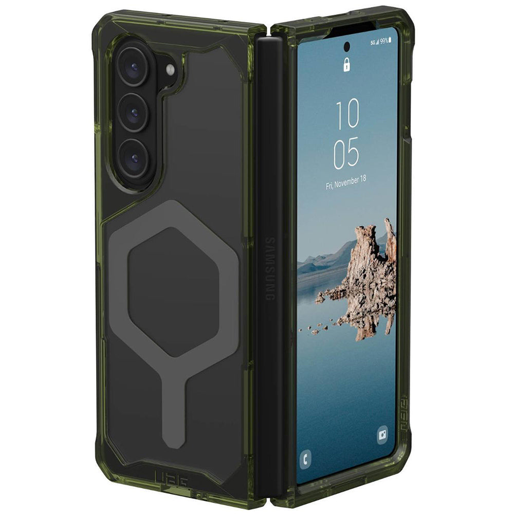 MagSafe ovitek za Samsung Galaxy Z Fold5 F946, Urban Armor Gear, Plyo Pro, Zelena Siva