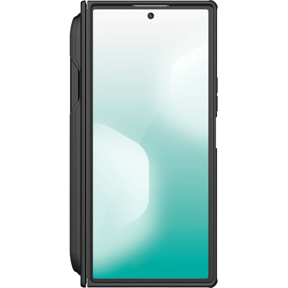 MagSafe ovitek za Samsung Galaxy Z Fold7 F966, Nillkin, Super Frosted Shield s držalom za pisalo, črn