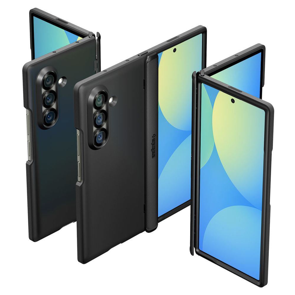Husa MagSafe za Samsung Galaxy Z Fold7 F966, Spigen, Slim Armor Pro, Črna ACS09551