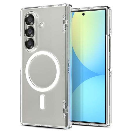 Ovitek MagSafe za Samsung Galaxy Z Fold7 F966, Spigen, Ultra Hybrid Pro, Prozoren