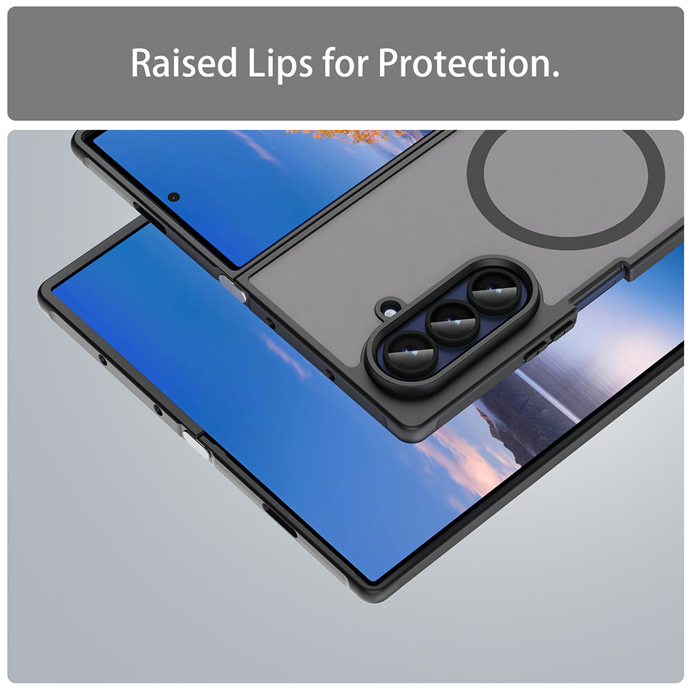 MagSafe ovitek za Samsung Galaxy Z Fold7 F966, Techsuit, HaloFrost II, Črn