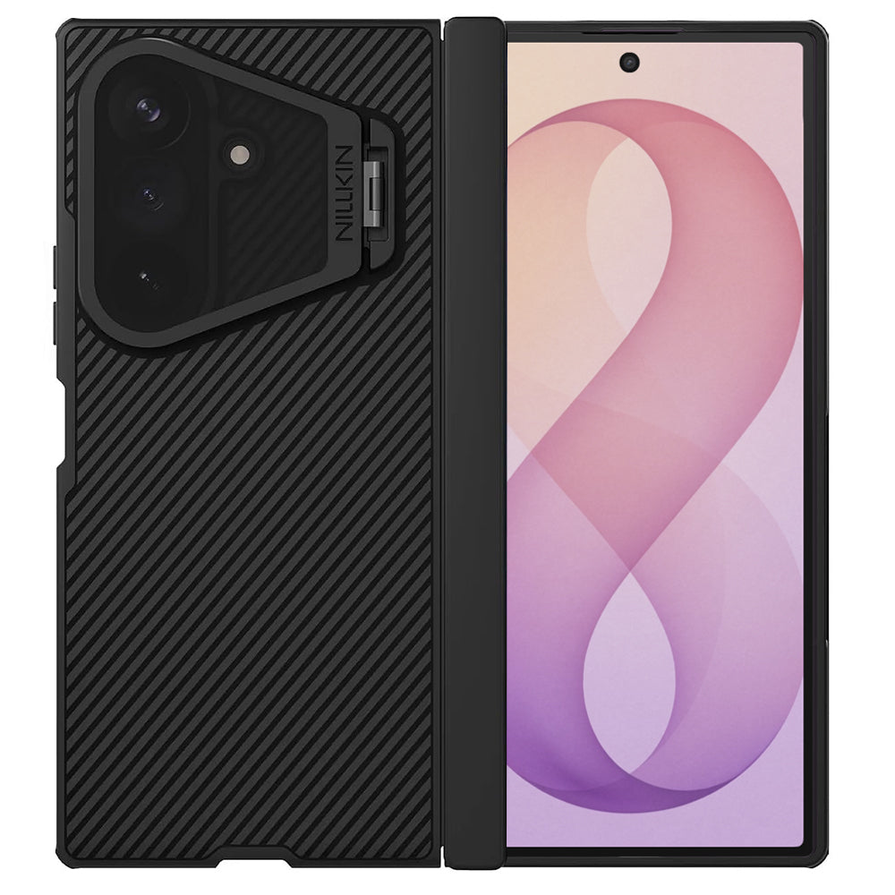 MagSafe ovitek za Samsung Galaxy Z Fold8 Ultra F976, Nillkin, CamShield Prop s prozornim črnim pokrovom leče, črn
