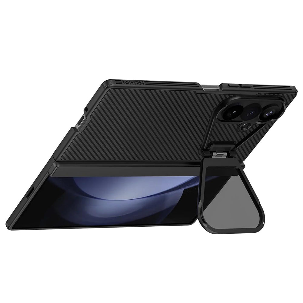 MagSafe ovitek za Samsung Galaxy Z Fold8 Ultra F976, Nillkin, CamShield Prop s prozornim črnim pokrovom leče, črn