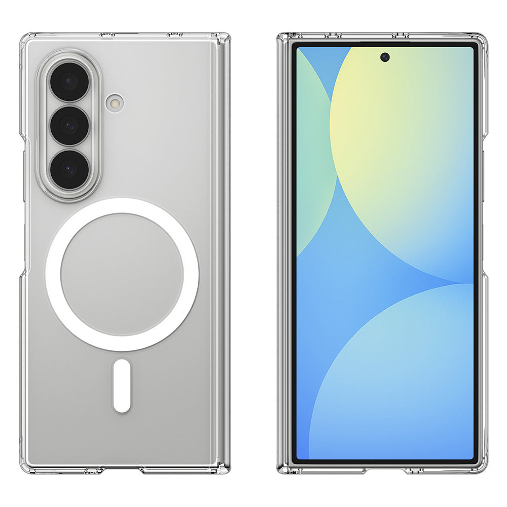MagSafe ovitek za Samsung Galaxy Z Fold8 Ultra F976, Spigen, Air Skin Zero, prozoren bel ACS11495