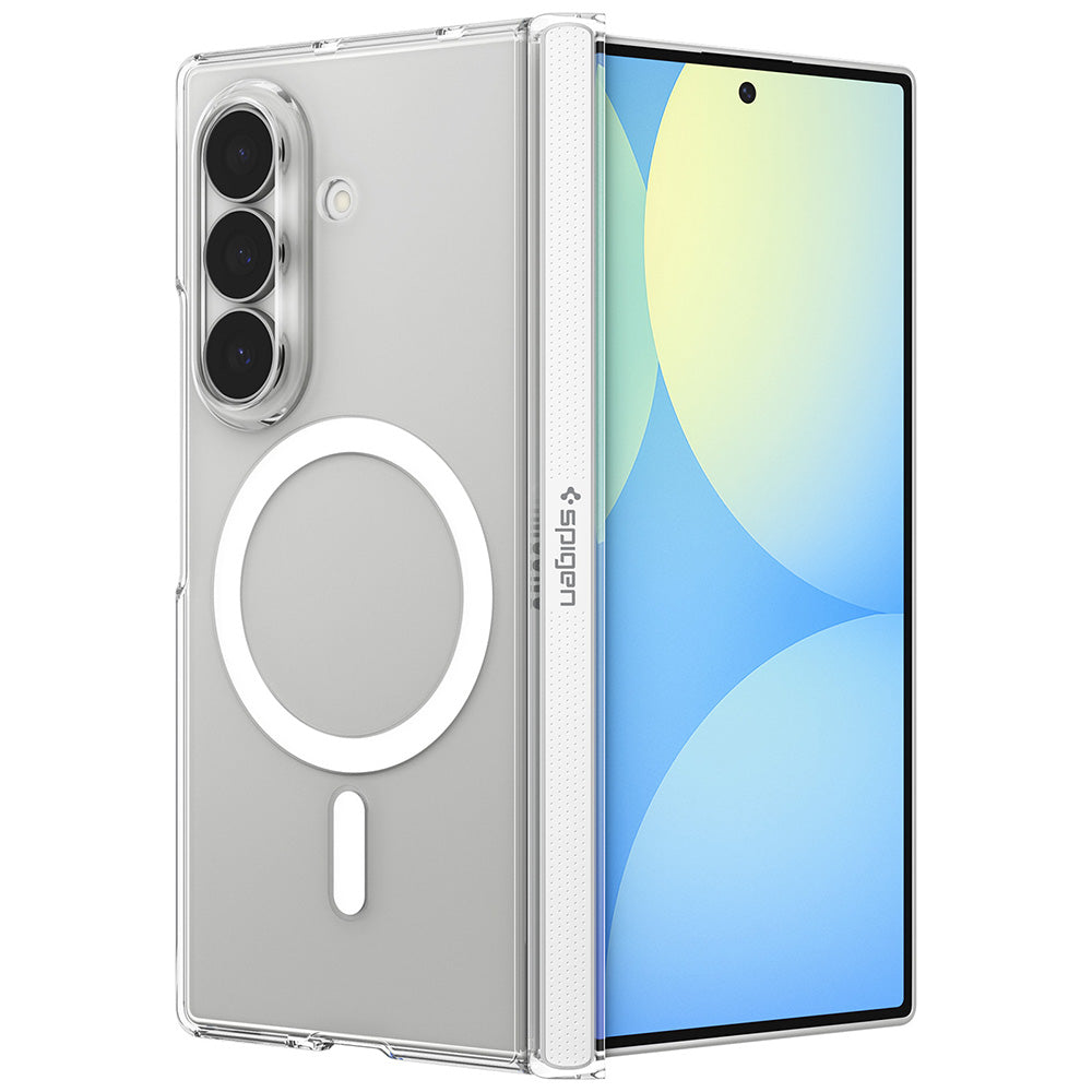 MagSafe ovitek za Samsung Galaxy Z Fold8 Ultra F976, Spigen, Air Skin Zero, prozoren bel ACS11495
