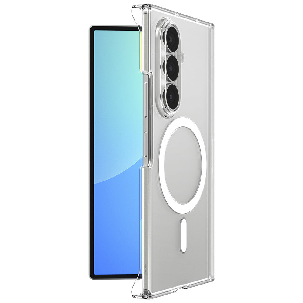 MagSafe ovitek za Samsung Galaxy Z Fold8 Ultra F976, Spigen, Air Skin Zero, prozoren bel ACS11495