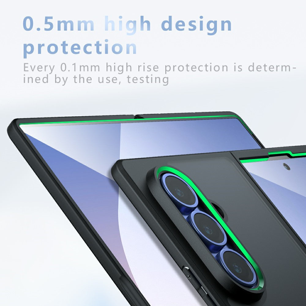MagSafe ovitek za Samsung Galaxy Z Fold8 Ultra F976, Techsuit, PureFrost, Črna satenasta