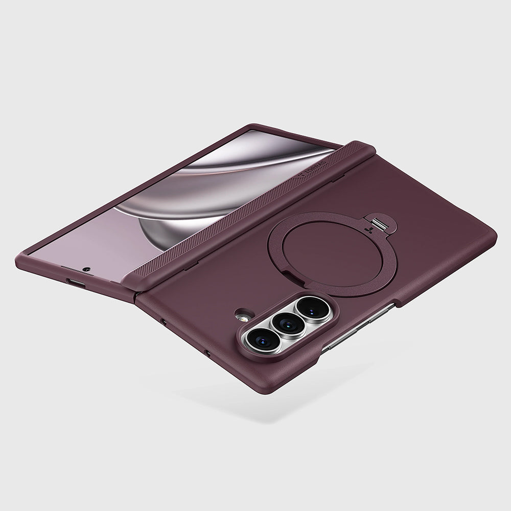 MagSafe ovitek za Samsung Galaxy Z Fold8 Ultra F976, Torras, Ostand Q3 Spin, Vijoličen