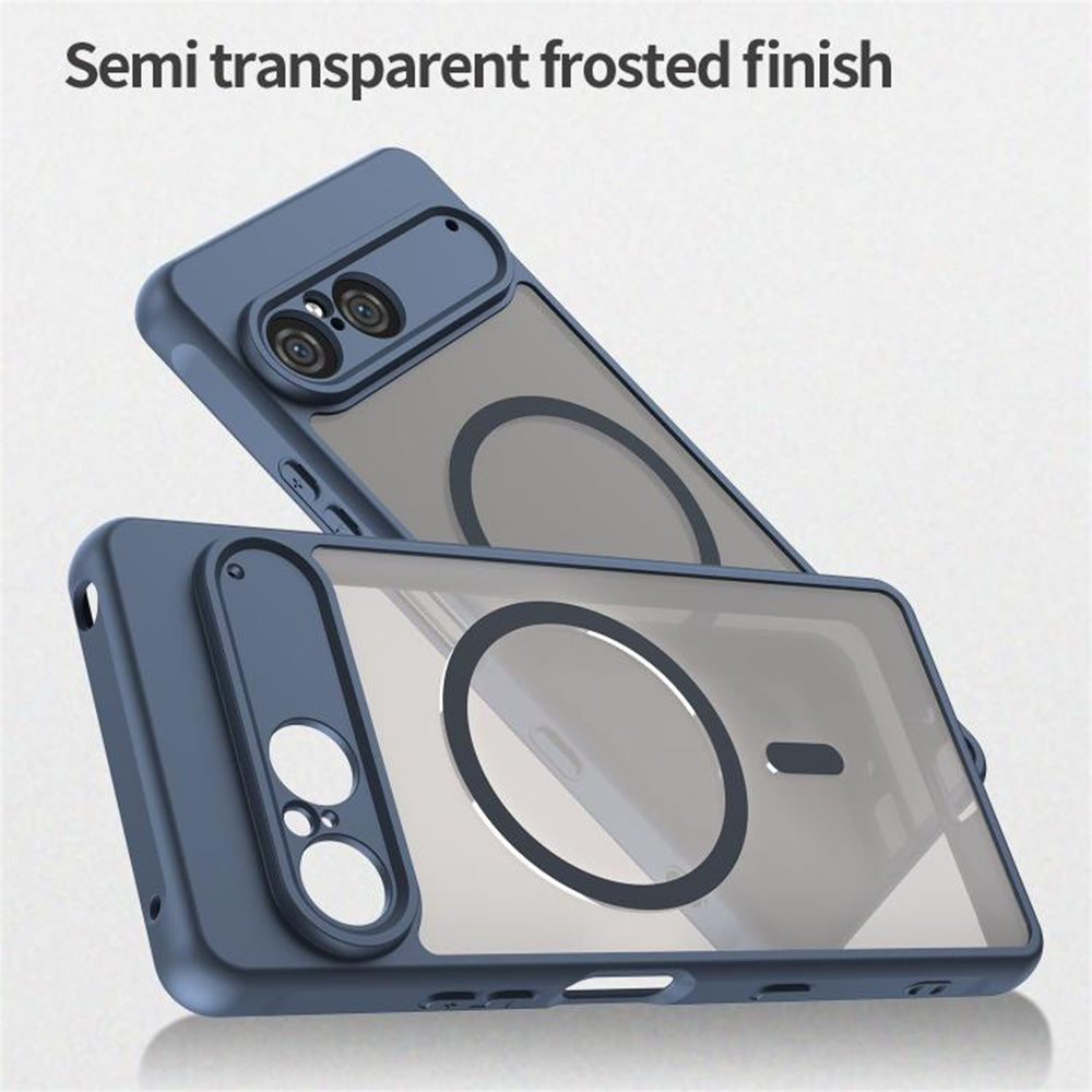 Ovitek MagSafe za Sony Xperia 10 VII, Techsuit, HaloFrost II, Temno modra